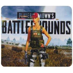 Tappetino Mouse 28,7x25cm Player Unknown's Battlegrounds Personaggio con cappello rosso P1110 