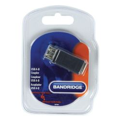 USB 2.0 Adapter USB A Female - B Female Gray ND1035 Bandridge