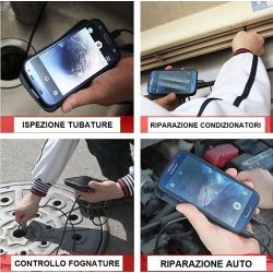 Telecamera endoscopica USB e micro-USB con luce LED 5 metri K555 