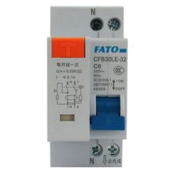 Interruttore magnetotermico differenziale 2P C6 EL1470 FATO