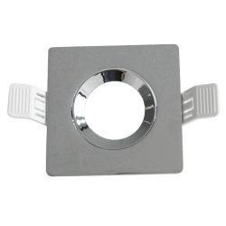 Supporto in alluminio da incasso orientabile KLAK lampade GU10 MR16 finitura cromo Century N175 Century