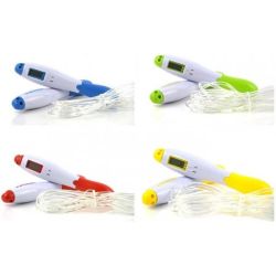 3m jump rope with Dunlop digital jump counter - various colors ED532 Dunlop