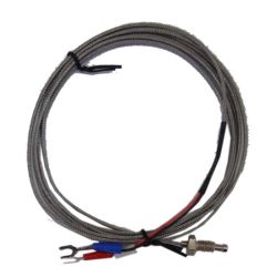 Sonda metallica termocoppia modello 124 tipo K 2 metri EL1815 FATO