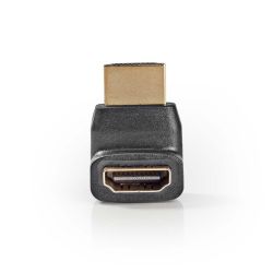 HDMI adapter HDMI female HDMI connector With 270° angle Black ND3294 Nedis