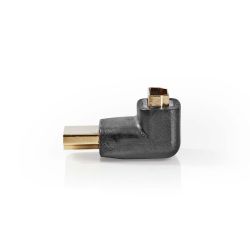 HDMI adapter HDMI female HDMI connector With 270° angle Black ND3294 Nedis
