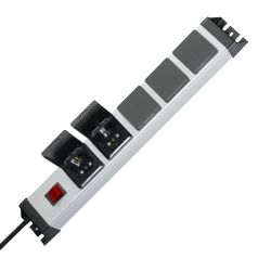 Multipresa per rack 19" 5 scomparti Schuko - Kopp EL2086 Kopp