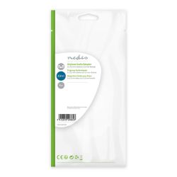 Adattatore Audio per Aereo 2x Maschio da 3,5mm-Femmina da 3,5mm confezione da 10 pezzi ND3774 Nedis