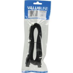 Cavo firewire 9 poli nero 2m ND5852 Valueline