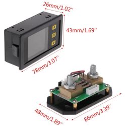 Contatore della capacità con display per batterie 12V 24V 48V WB352 