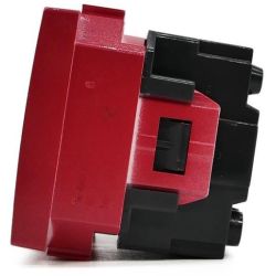 Presa schuko per segnalzione linea dedicata/emergenza rosso compatibile Vimar EL2404 