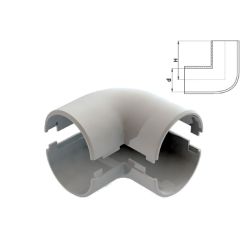 Curva 90° ispezionabile diametro 25mm IP40 Elmark EL3275 FAEG