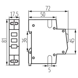 Indicatore di tensione per guida din KLI-3Y Kanlux KA1063 Kanlux