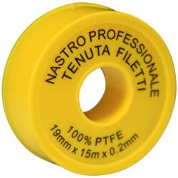 Nastro professionale in teflon per tenuta filetti 19mmx15m WB1219 