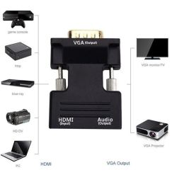Adattatore HDMI/Jack audio 3.5mm a VGA WB886 