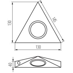 Lampada sottopensile spot 12V ZEPO Kanlux KA2253 Kanlux