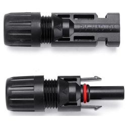 Connettore maschio e femmina MC4 30A 1000V 2.5/4/6mm per pannello fotovoltaico WB1602 