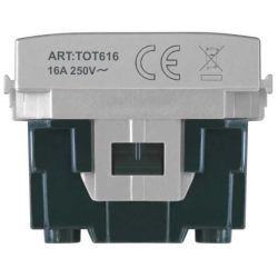 Presa Schuko 2.0 16A 250V grigia compatibile Vimar Plana EL2619 