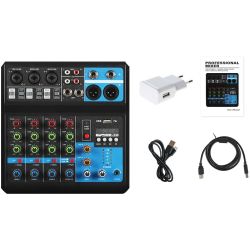 Mixer professionale 5 canali Bluetooth/USB/Stereo RCA SP695 