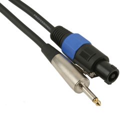 Cable de audio Jack 6.3mm macho - Speakon macho - 5 metros CA428 
