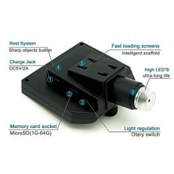 Microscopio Digitale USB HD 600x 4.3" A2520 