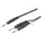 Stereo-Audiokabel 6,35 mm Stecker - 2x 6,35 mm Stecker 5,0 m Dunkelgrau SX300 Sweex