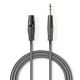Balanced XLR Female to 3 Pin XLR - Male 6.35mm Audio Cable ND3162 Nedis