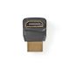 HDMI adapter HDMI female HDMI connector With 270° angle Black ND3294 Nedis