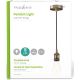 Lampadario da soffitto E27 color ottone 1,50 m ND7970 Nedis