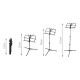 Folding music stand with tripod base MIC553 