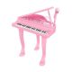 Pink electronic keyboard for children with microphone and 3.5mm AUX input for phone K712 