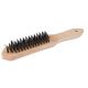 Wooden brush with Pavan high resistance hardened steel bristles WB2291 