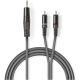 Stereo-Audiokabel 3,5-mm-Stecker auf 2 x Cinch-Stecker, 1,5 m ND9074 Nedis